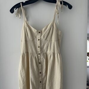Tan Beachy Mini Dress
